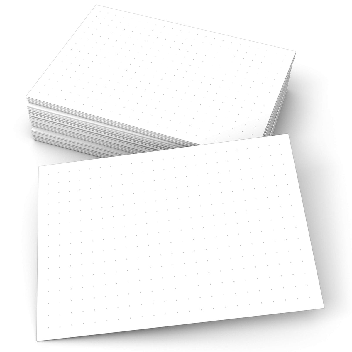321Done Graph Index Cards, 4x6, Set of 50, 0.25" Grid Squares, White