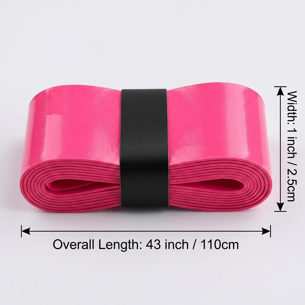 30Pcs-Tennis Overgrip Tape, 43 Inch – 15 Colors PU Non-Slip Racquet Grip Wrap
