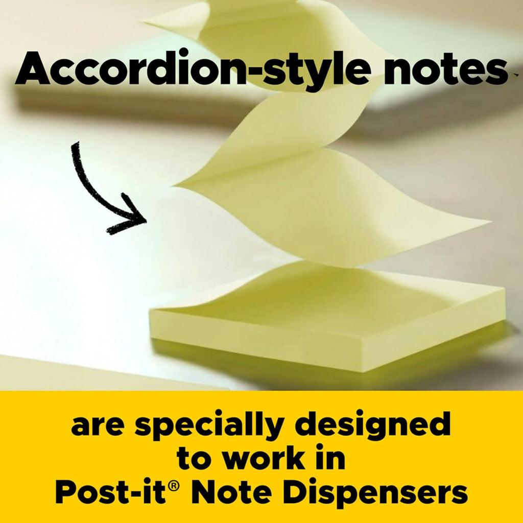 Post-it Pop-up Notes, 18 Sticky Note Pads, 3 x 3 in., School Supplies, Office Products