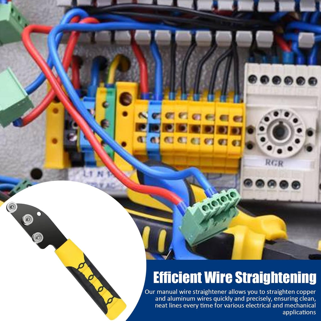 Wire Straightener, Wire Wrapping Tool, Glass Steel Manual Wire Straightener