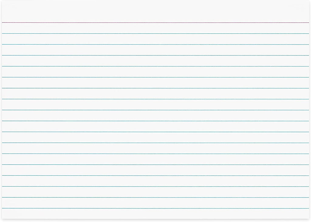 Home Advantage Double Sided Ruled White Index Cards, File Lined Note Cards (5-x-7)