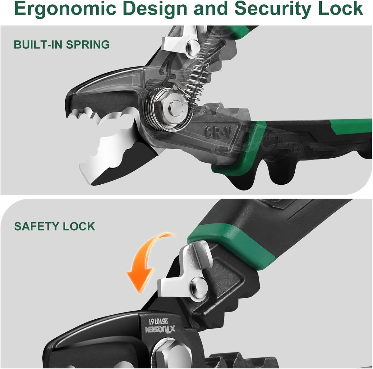 8-Inch Cable Cutters Wire Stripping Tool