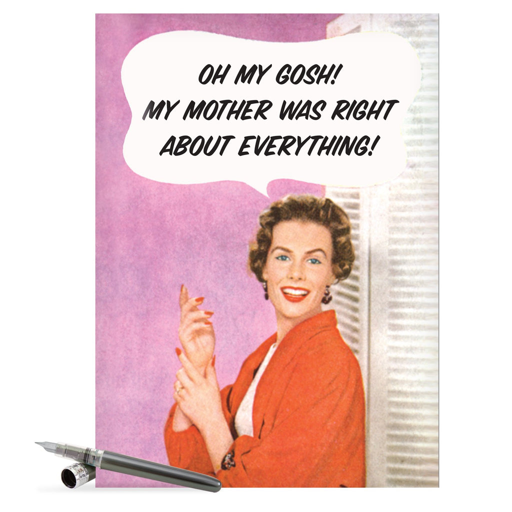 NobleWorks Mother's Day Funny Jumbo Notecard Still Get In J0102MDG