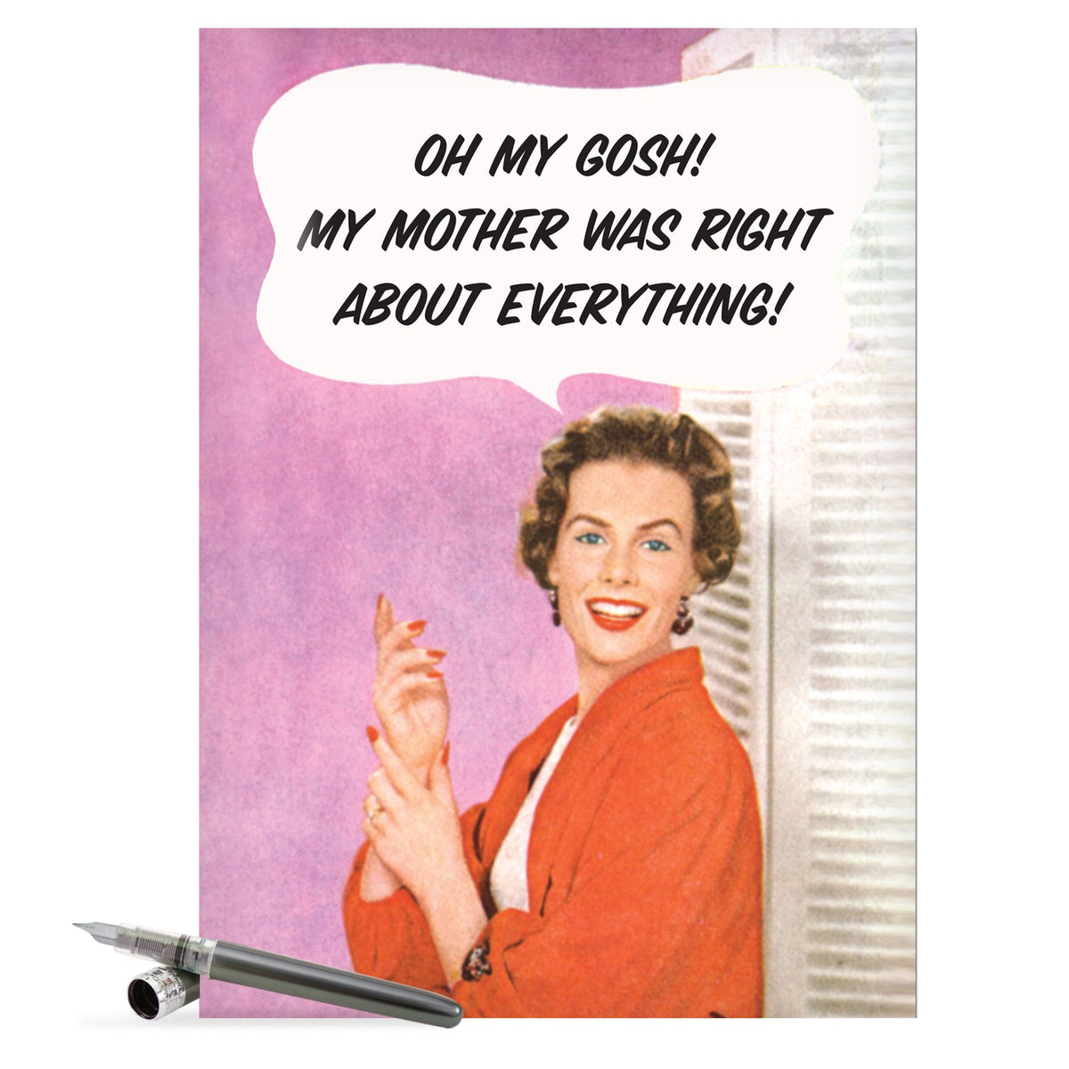 NobleWorks Mother's Day Funny Jumbo Notecard Still Get In J0102MDG