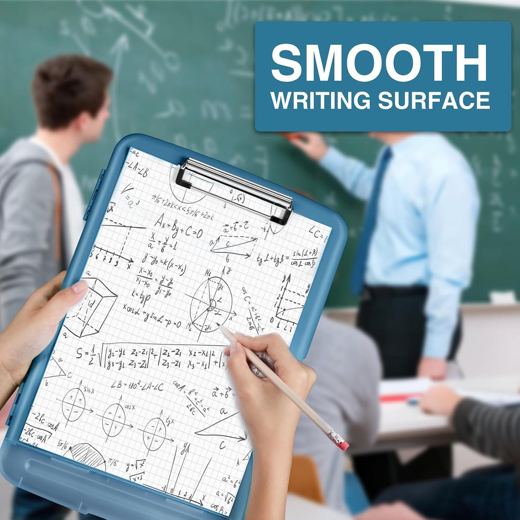 Sooez Clipboards with Storage, High Capacity Clip Boards 8.5x11 with Storage