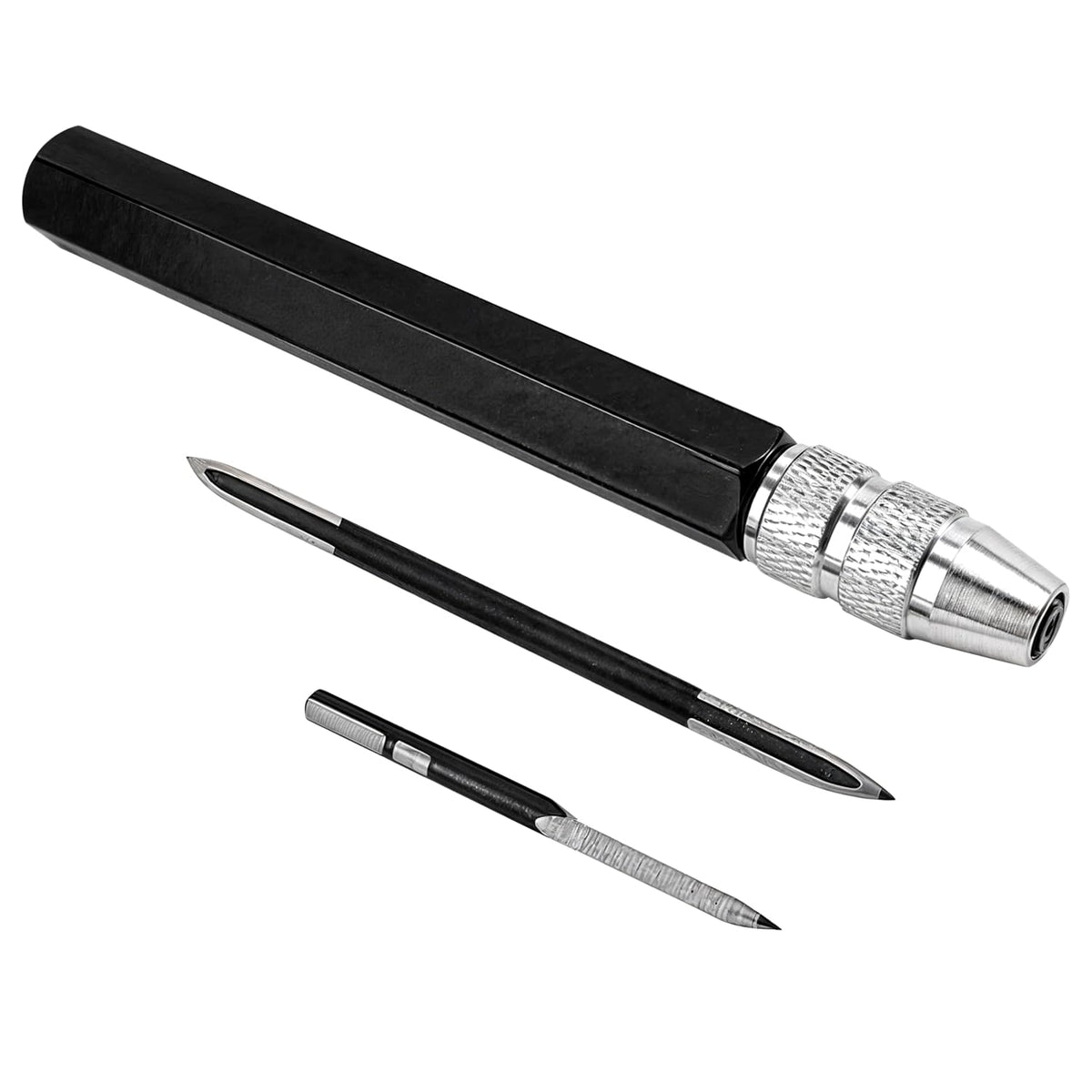 3PCS/Set Scraper Deburring Tool Adjustable Trimming Blade Triangular Trimmer Pencil Steel