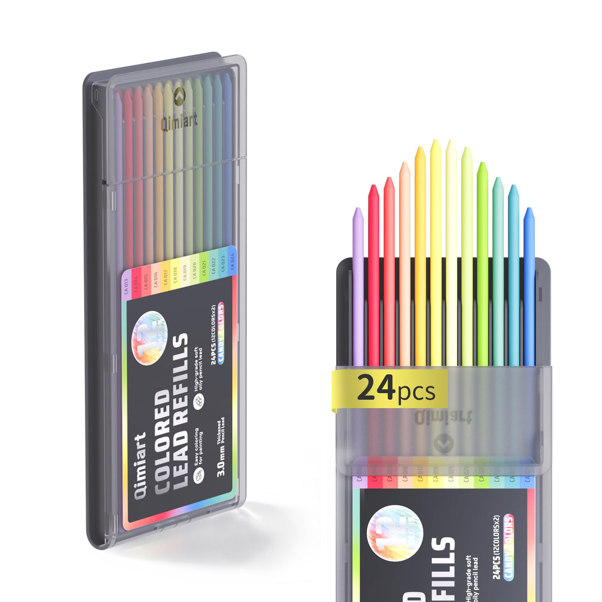 3.0mm Mechanical Colored Pencils Set, Pack of 12 (Metallic Color)