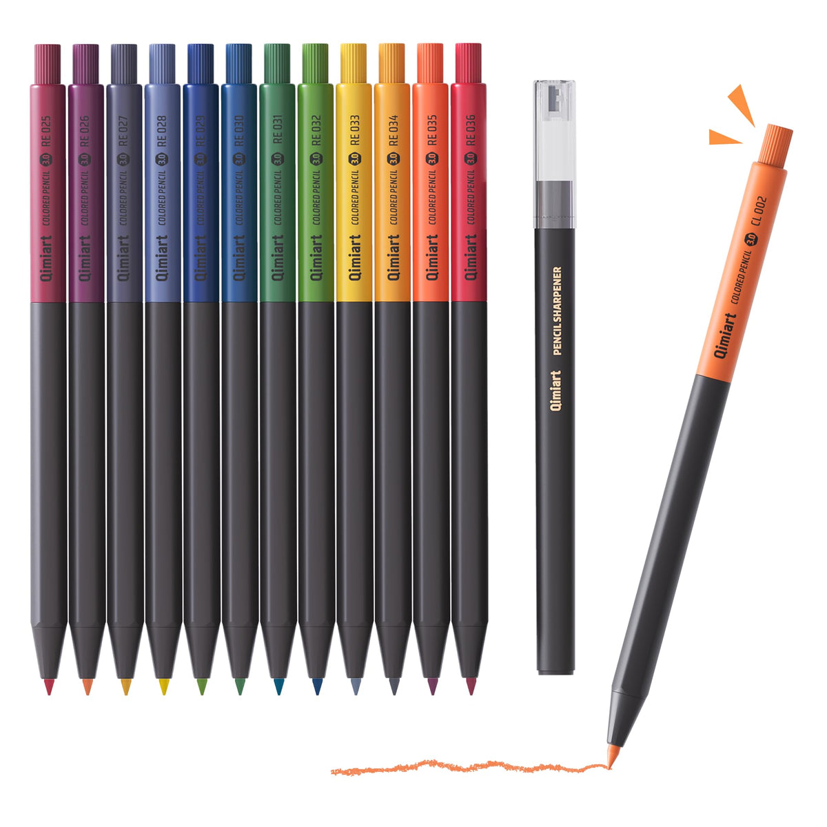 3.0mm Mechanical Colored Pencils Set, Pack of 12 (Metallic Color)