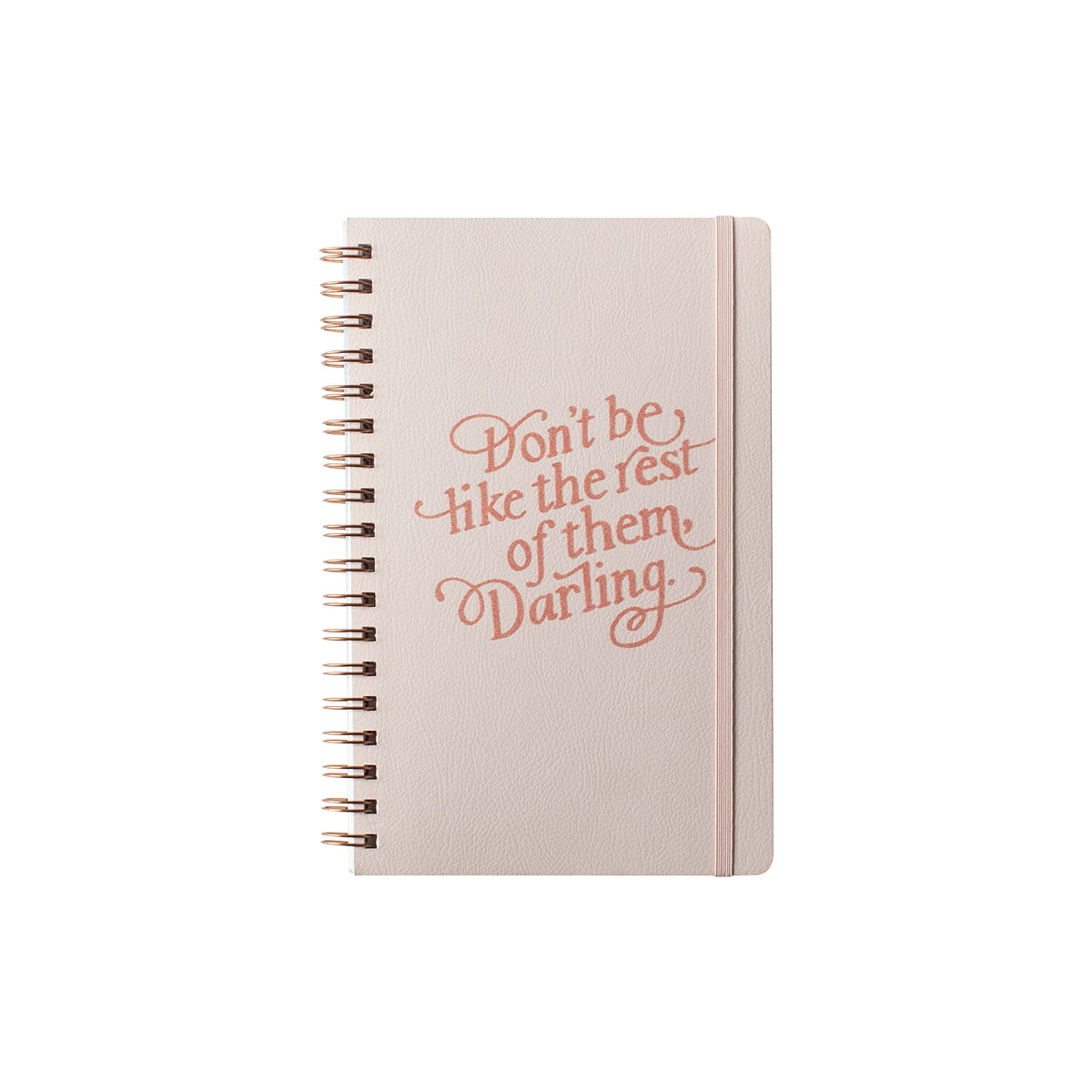 Fringe Signature Spiral Journal/Notebook, 160 Lined Pages, 6 x 9.5 Inches