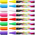 Starsouce Dry Erase Markers, 8 Pack Liquid Chalk Window Markers for Blackboard - Vibrant