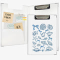 Lacama Nurse Clipboard with Storage for Office Classroom Desk, Blue Nurse Gift