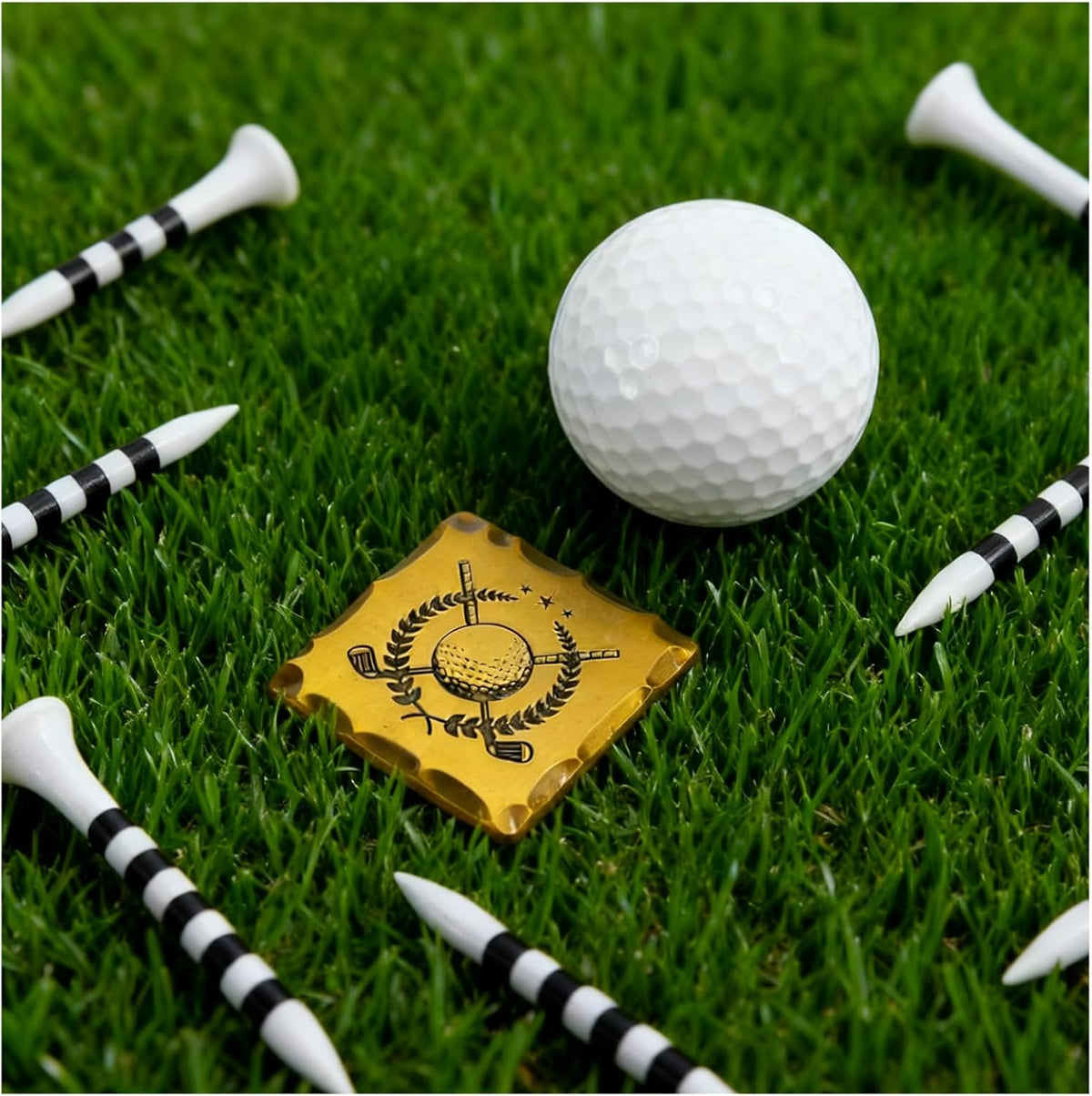 Golf Accessories Kit with Golf Tee Bag, Course Essentials