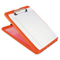 Saunders SlimMate Storage Clipboard, Slim Plastic, Letter Size, Red