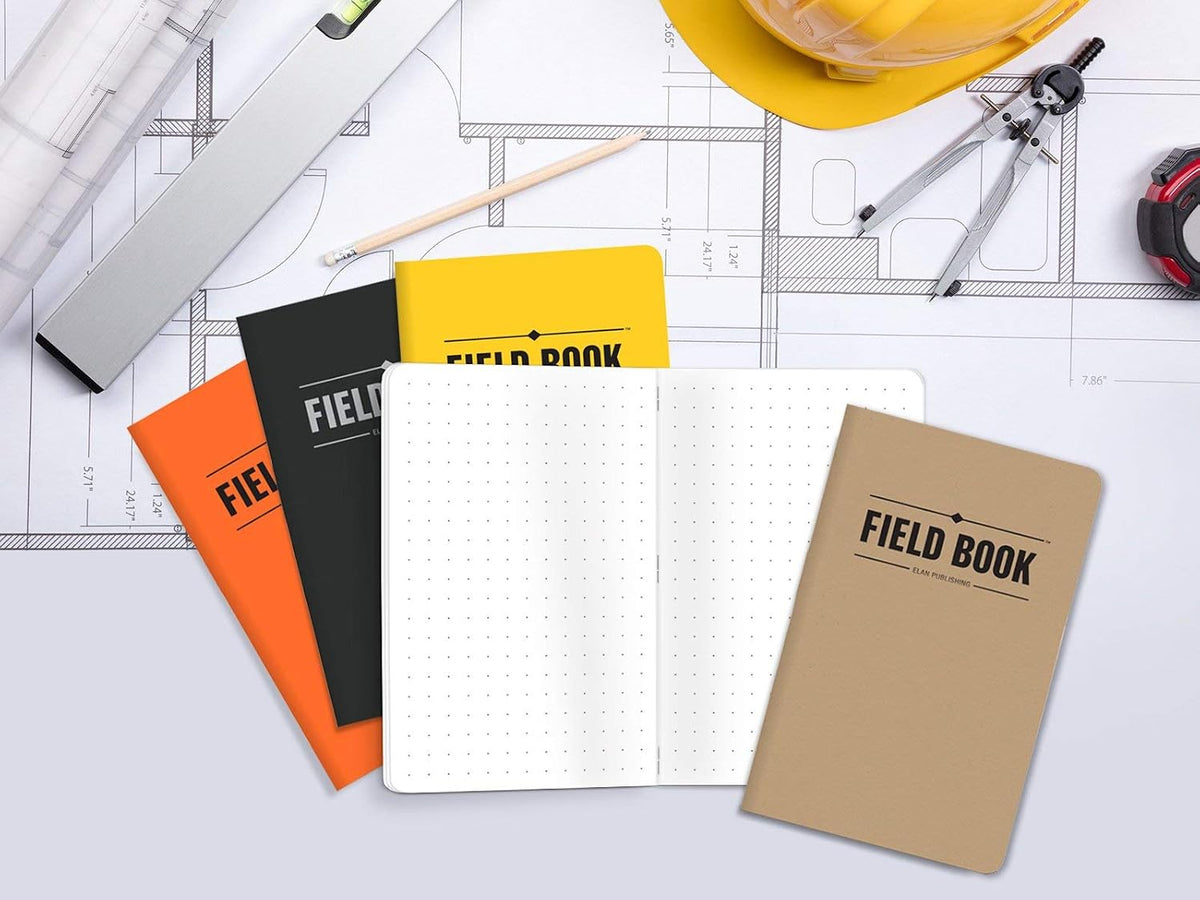 Elan Publishing Company Field Notebook/Pocket Journal - 3.5"x5.5" - Combination of Kraft