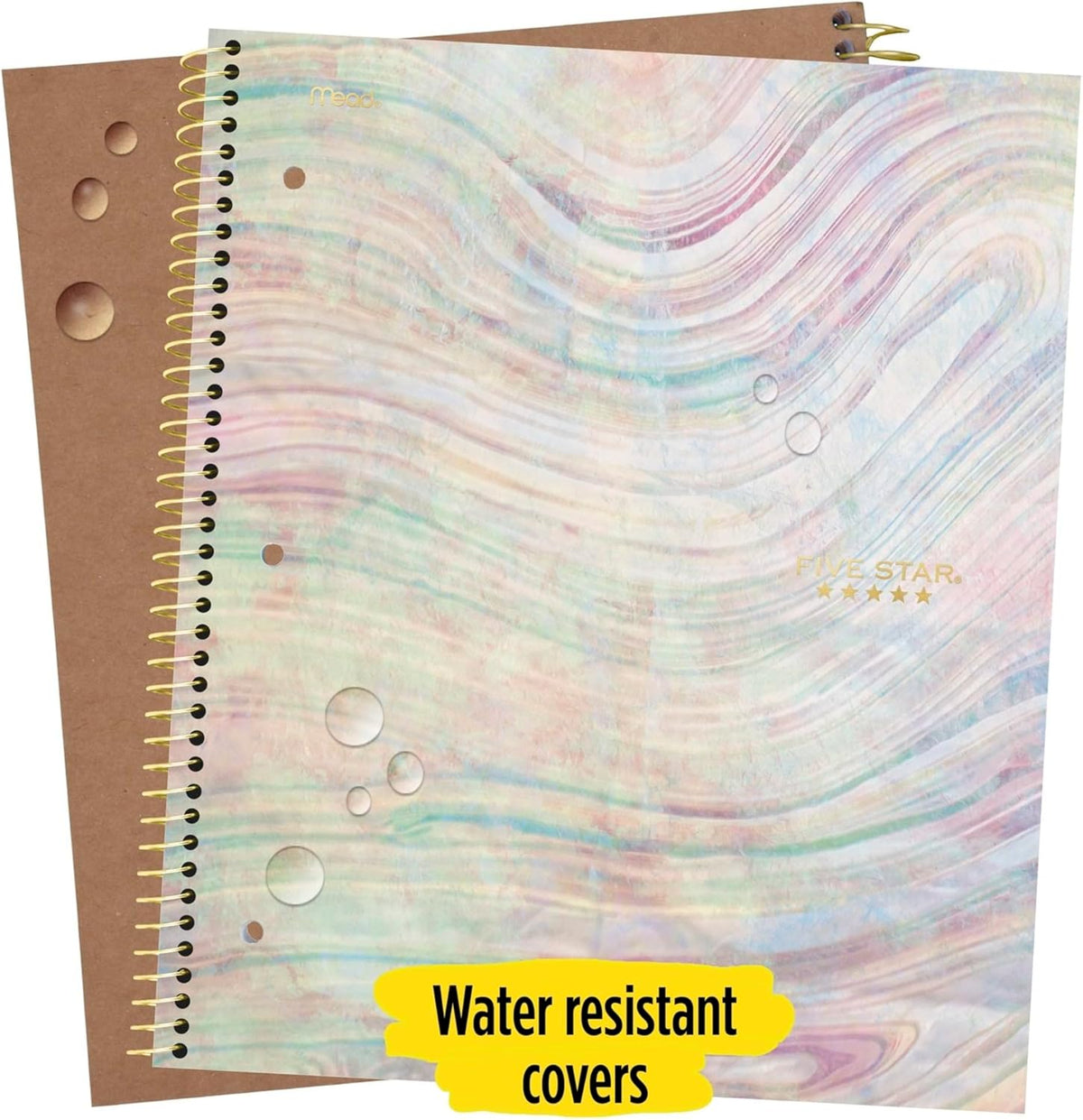 Five Star Spiral Notebooks, 1 Subject, College Ruled, 11" x 8-1/2"