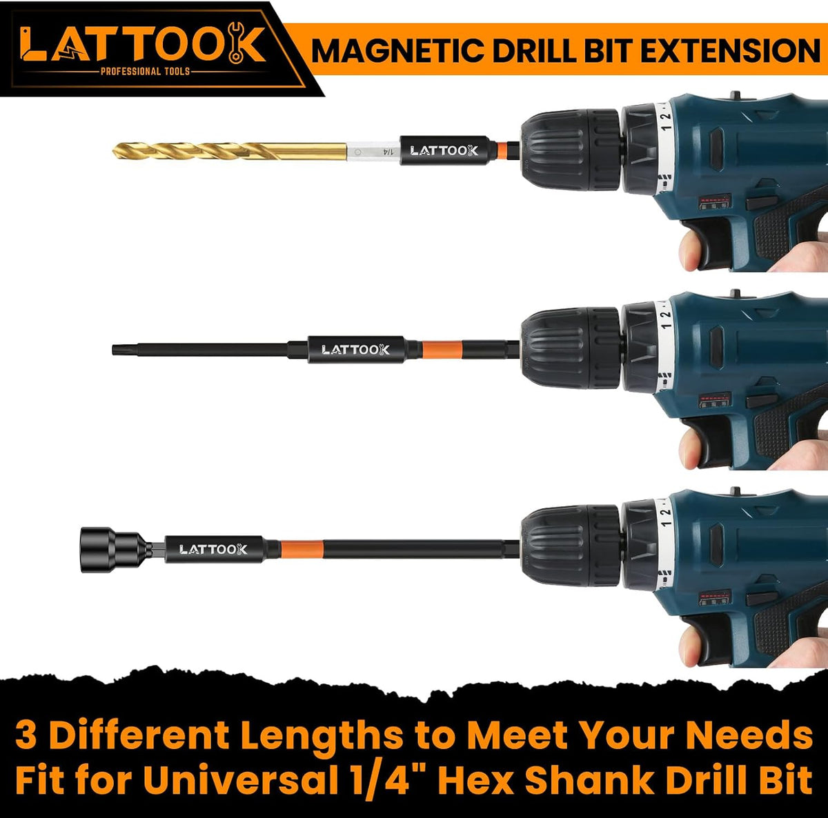 1/4'' Magnetic Drill Extension Bit Holder