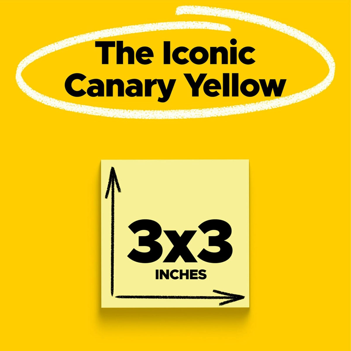 Post-it Super Sticky Notes, 12 Sticky Note Pads, 3 x 3 in., School Supplies
