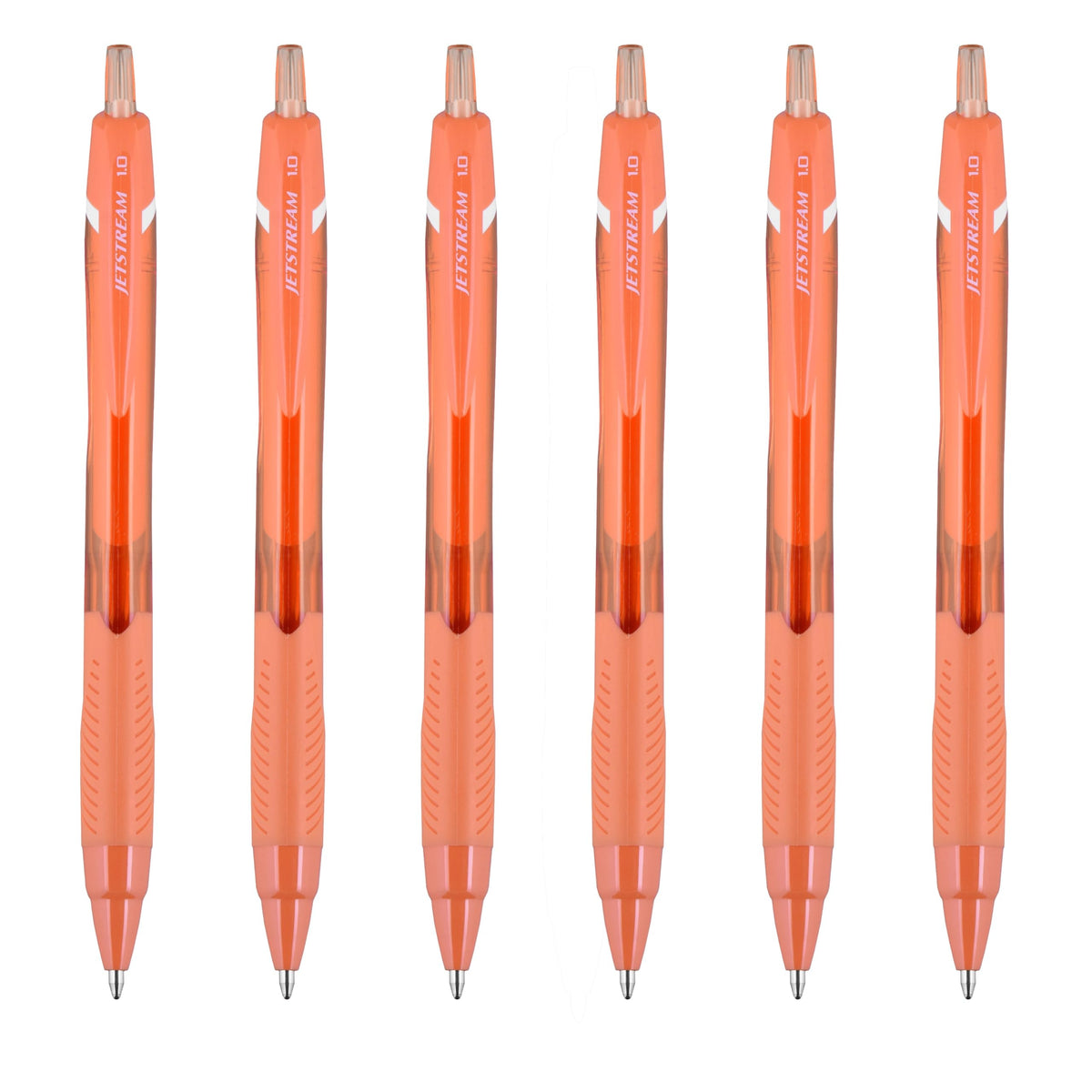 Uni-Ball Jetstream Elements Ballpoint Pen, Medium Point (1.0mm), Black Ink, 6 Pens