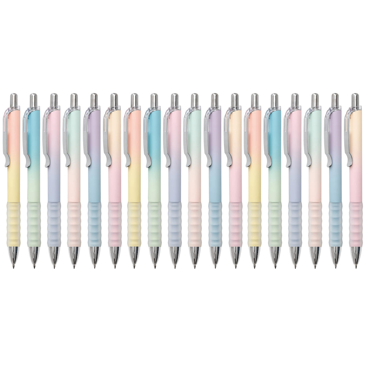 Aisibeiger Gel Pens Fine Point 0.7mm Black Ink Gel Pen Retractable Cute Pens for Smooth