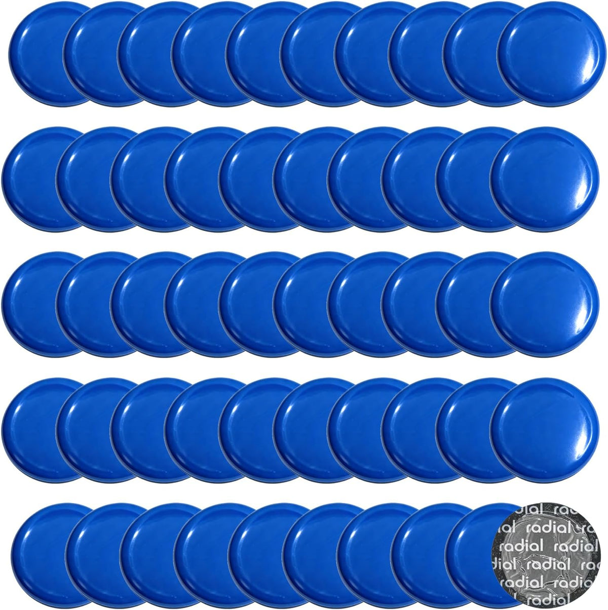 50Pcs Radial Tire Repair Patches - Heavy Duty Cold Puncture Fix Kit