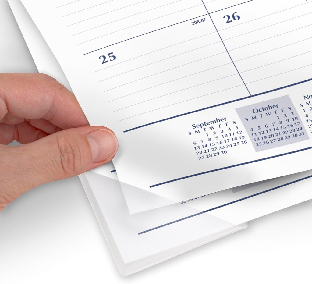 Mead 2027 Desk Pad Calendar, Monthly Desk Wall Planner, 15-Month Oct-Dec