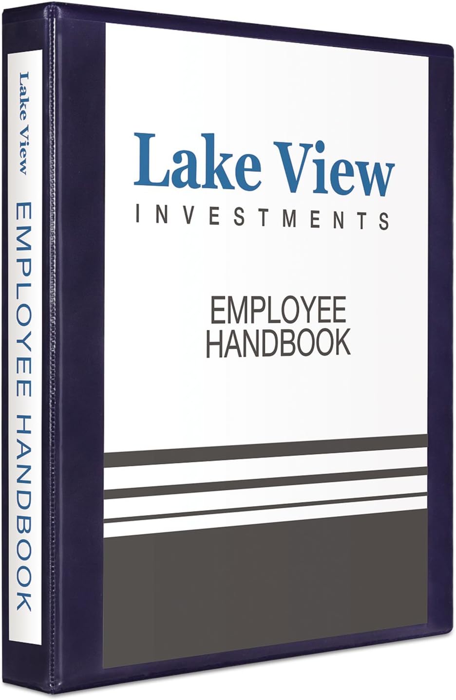 Avery Heavy-Duty View 3 Ring Binder, 1" Rings, 1 Navy Blue Binder