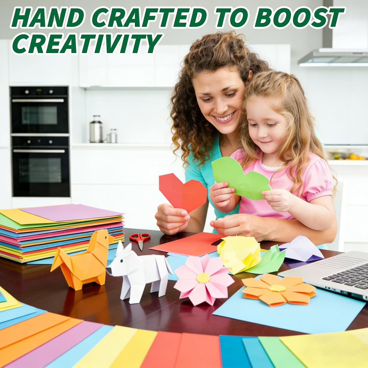 200 Pack 5" x 7" Cardstock, 50 Colors, 250GSM Thick Colored Paper