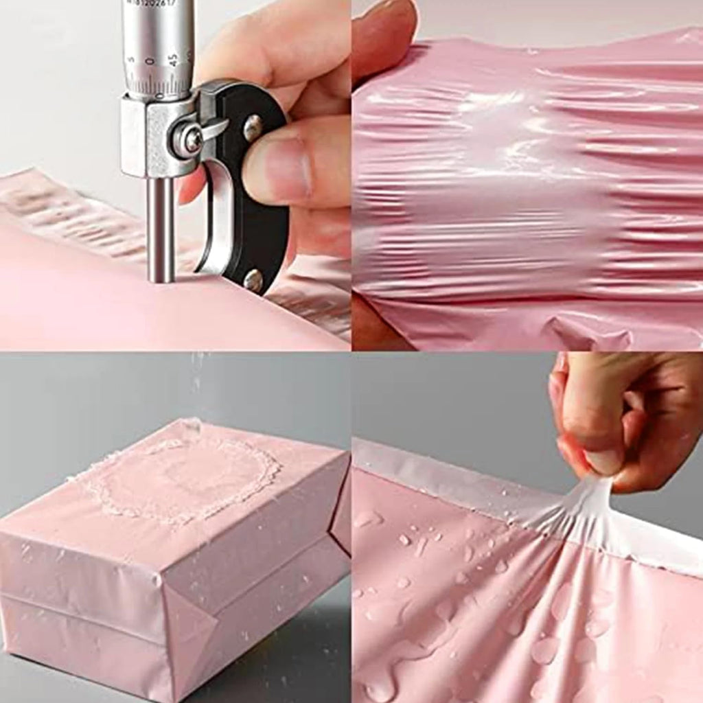 10x13" Poly Mailers 100PCS, 5-Layer Self-Seal Waterproof Shipping Bags for Clothes, Books