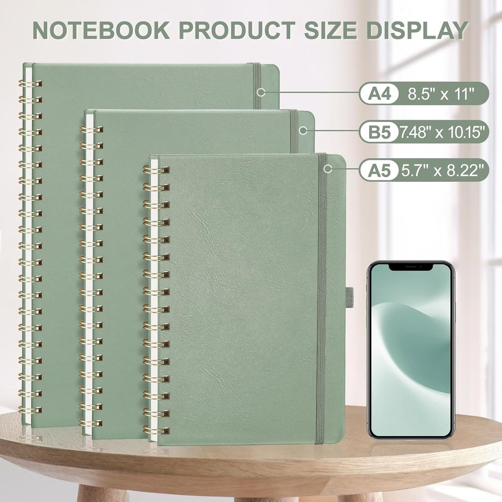 AHGXG Graph Paper Notebook, 140 Pages, B5 (7.6" x 10")