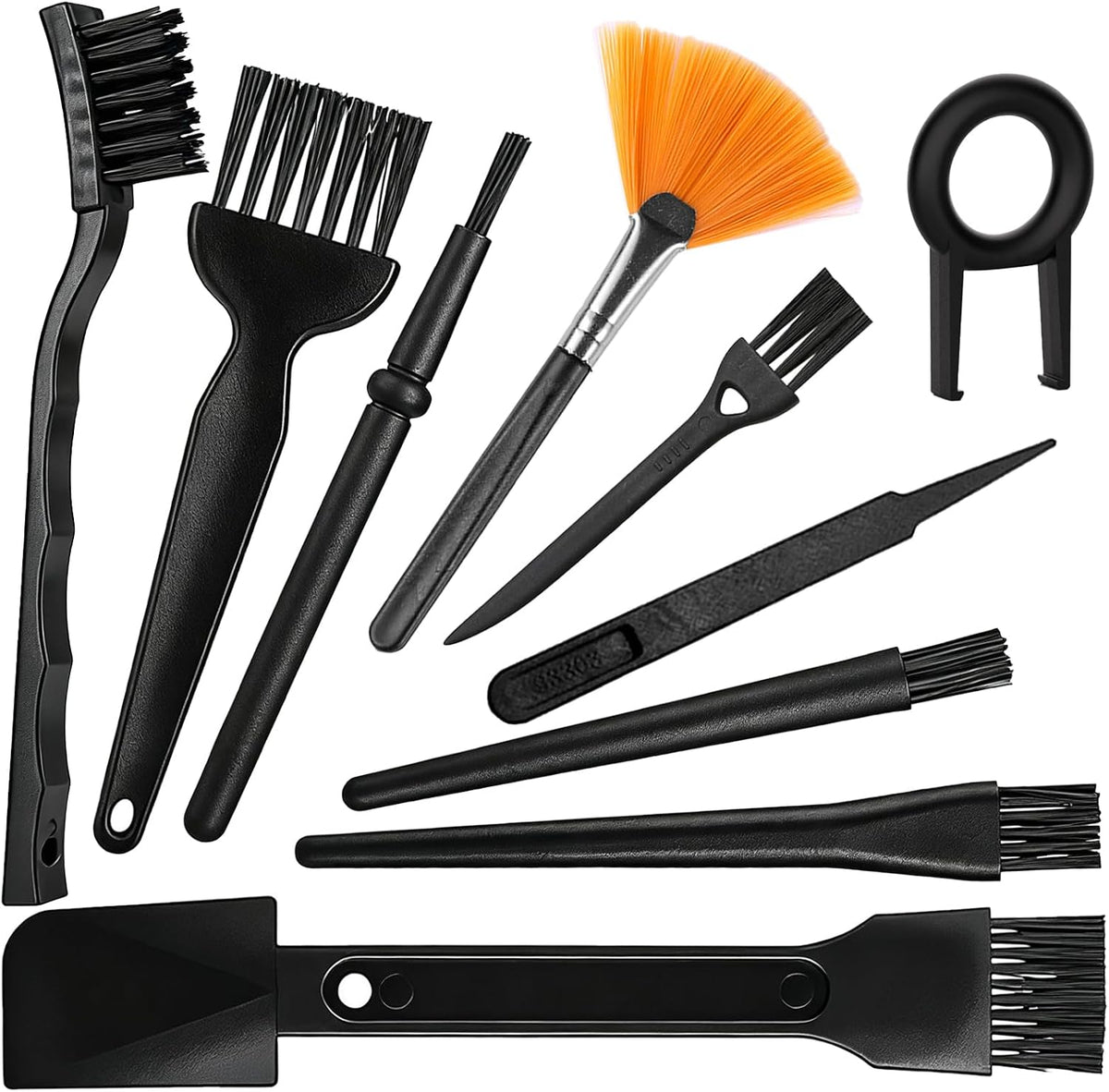 10PCS Anti Static Brush Kit, Small Cleaning Brushes for Keyboard PCB Motherboards Circuit