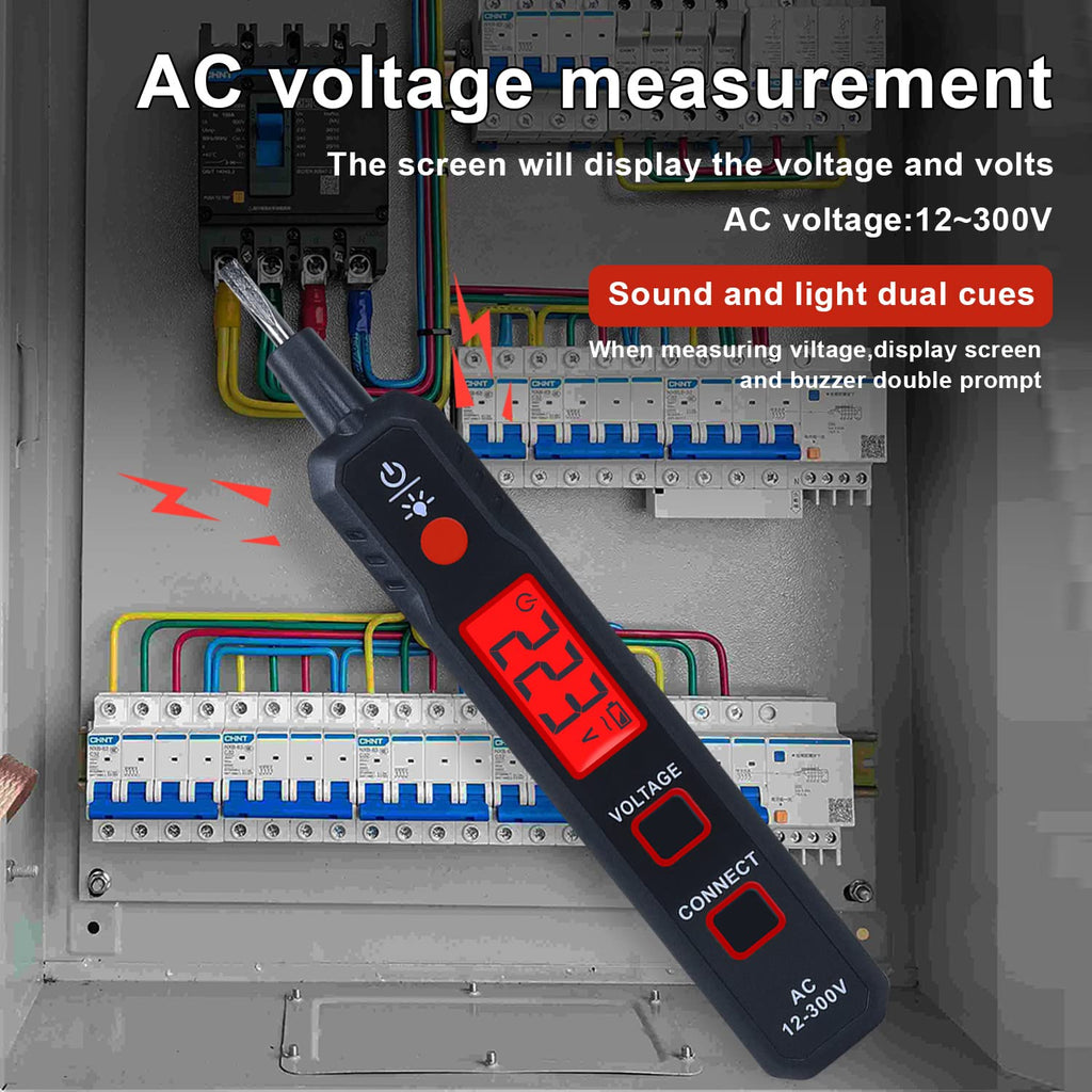 Xin Tester 12V-300V AC Voltage Tester/Non-Contact and Contact Voltage Pen Tester