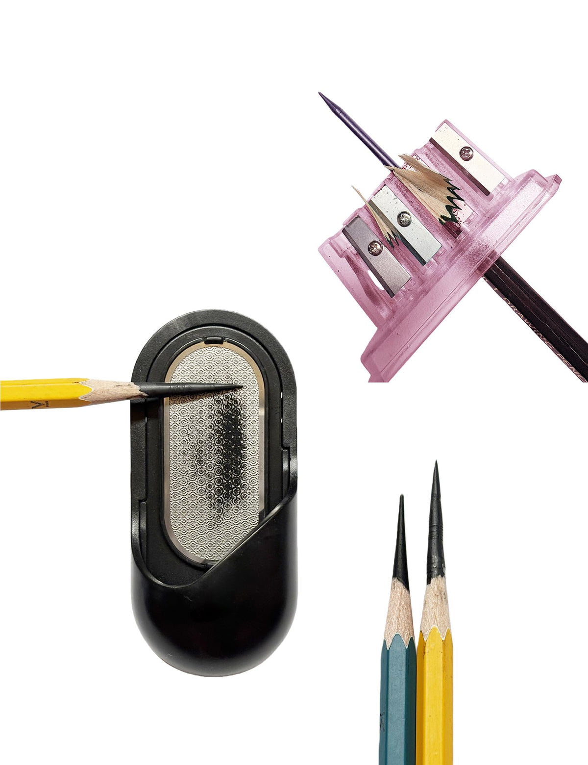 4-Hole Art Pencil Sharpener,Sketch Sharpener,Long Lead Grinding Tool