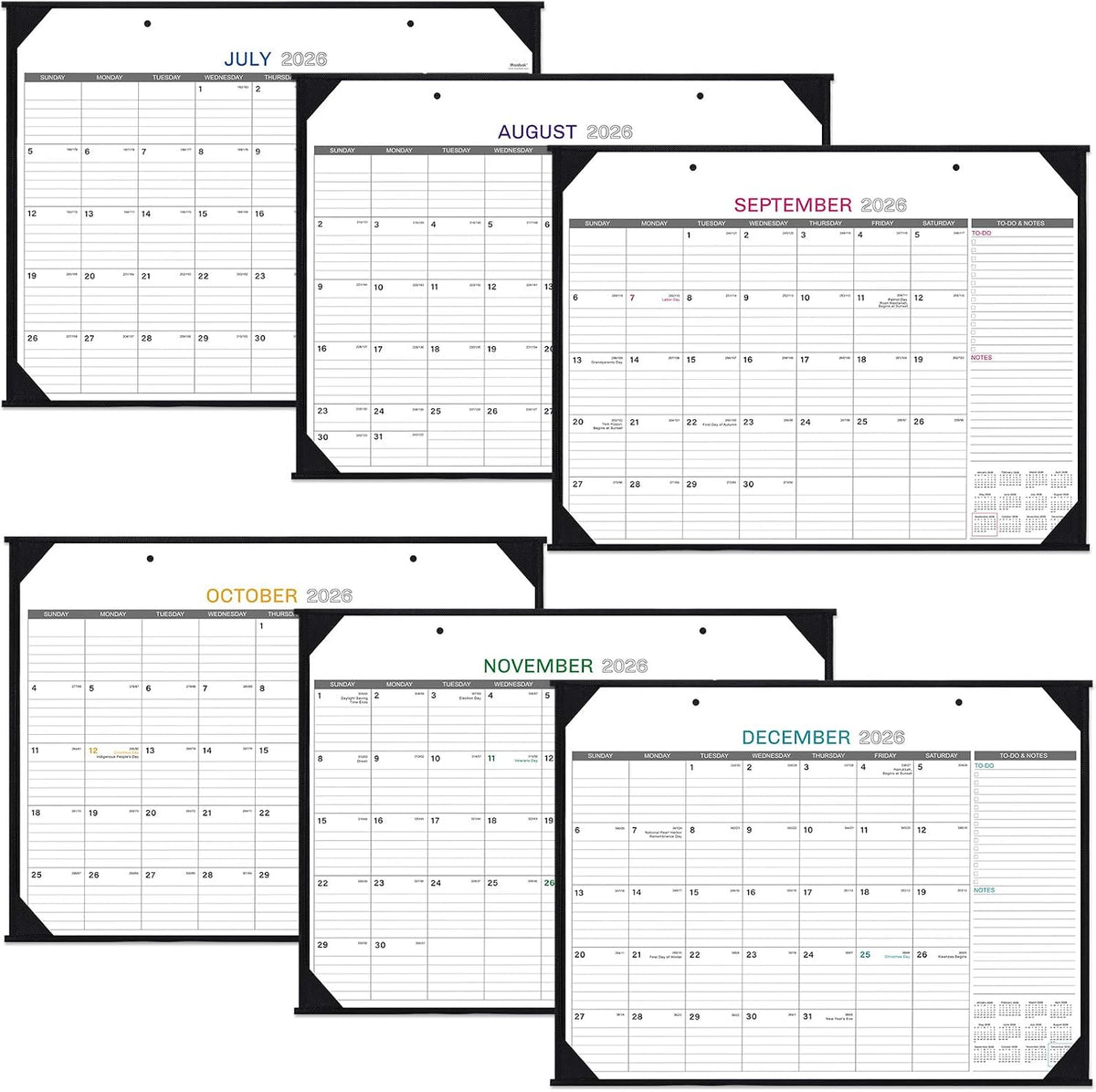 2027 Desk Calendar - Large Desk Calendar 2027, July 2026 – December 2027