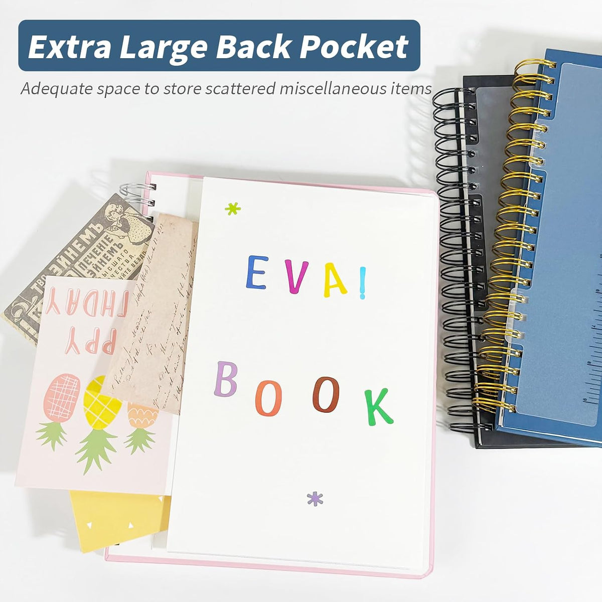 300 Pages 5 Subject Notebook College Ruled Pink with Dividers