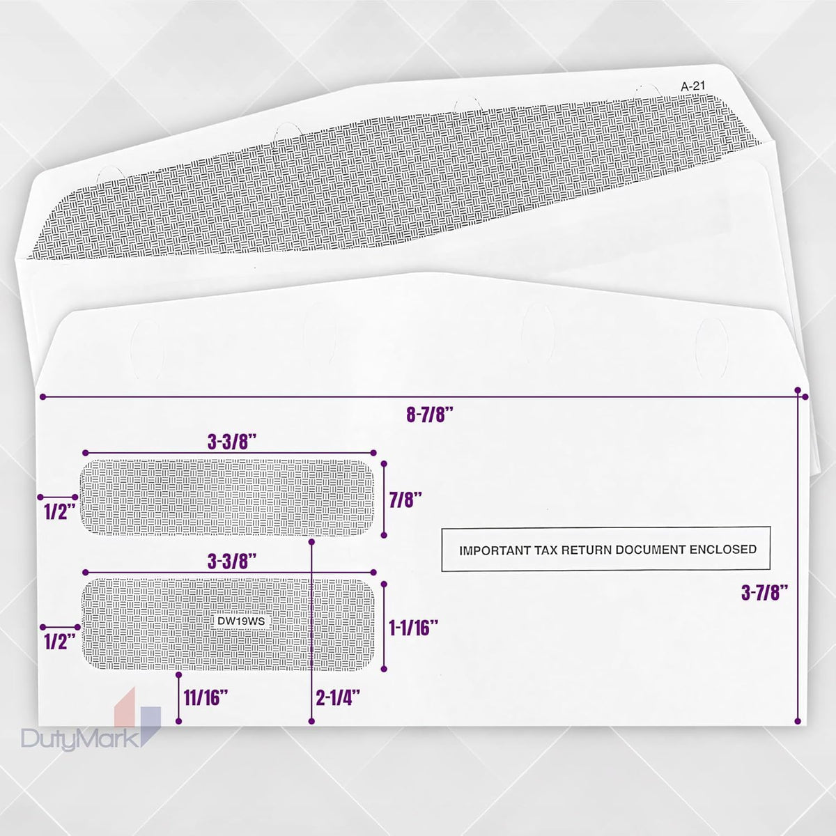1099 Nec Tax Envelopes, Designed for Printed 1099 Laser NEC Forms from Quickbooks or