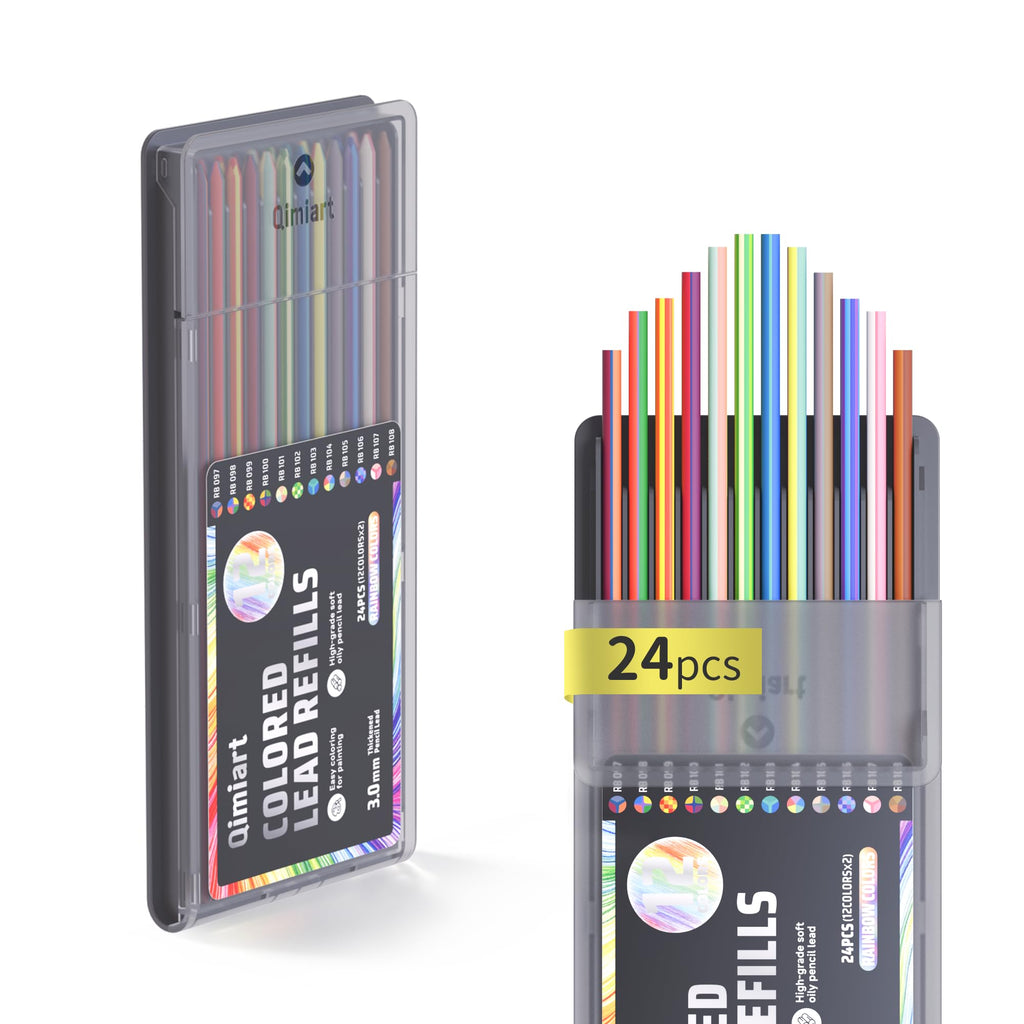 3.0mm Mechanical Colored Pencils Set, Pack of 12 (Metallic Color)