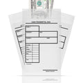 VaultGuard Tamper-Proof Bank Deposit Bags for Cash, 6 x 9-Inch, 100-Pack