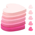 300 Pcs Index Card Heart Shaped Note Cards Blank Index Cards 3x3 Pink Note Cards Colors