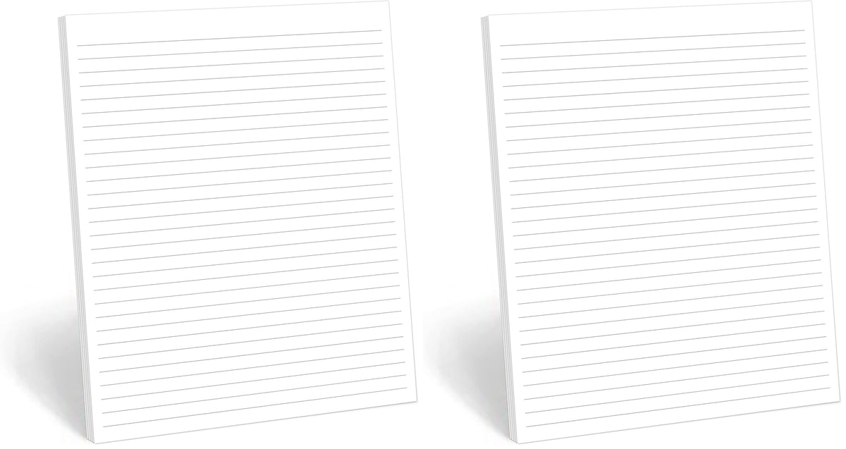 321Done Lined Notepad, Half Letter 5.5x8.5, Tear-Off Sheets, College Ruled