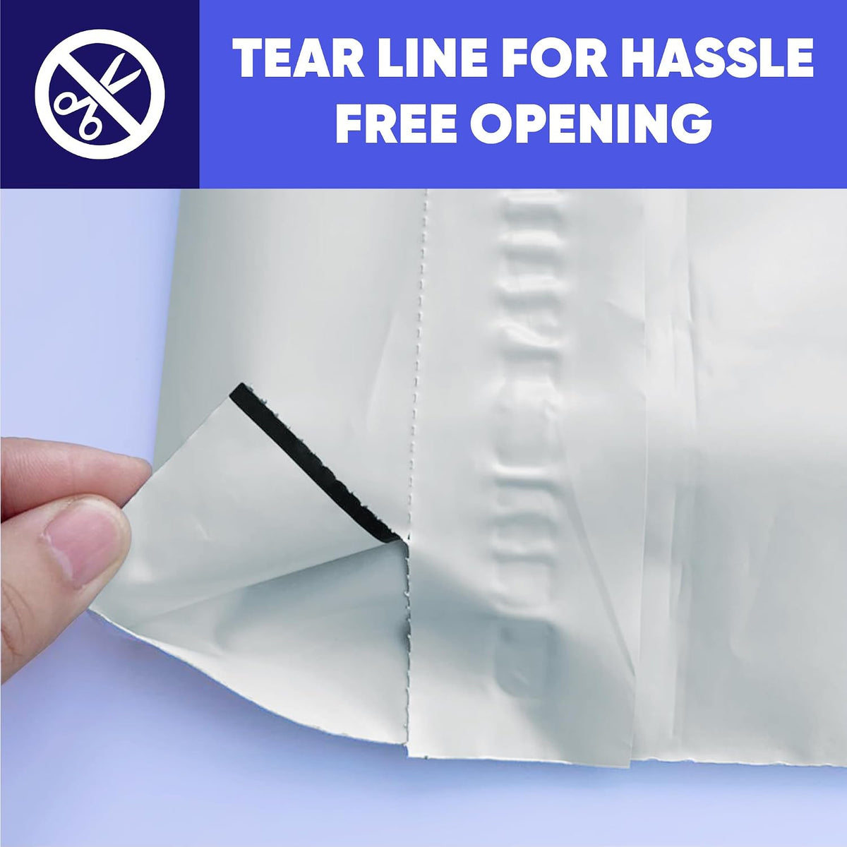 10x13 Heavy-Duty Poly Mailers – 30-Pack, White 3 Mil Thick Shipping Bags – Waterproof