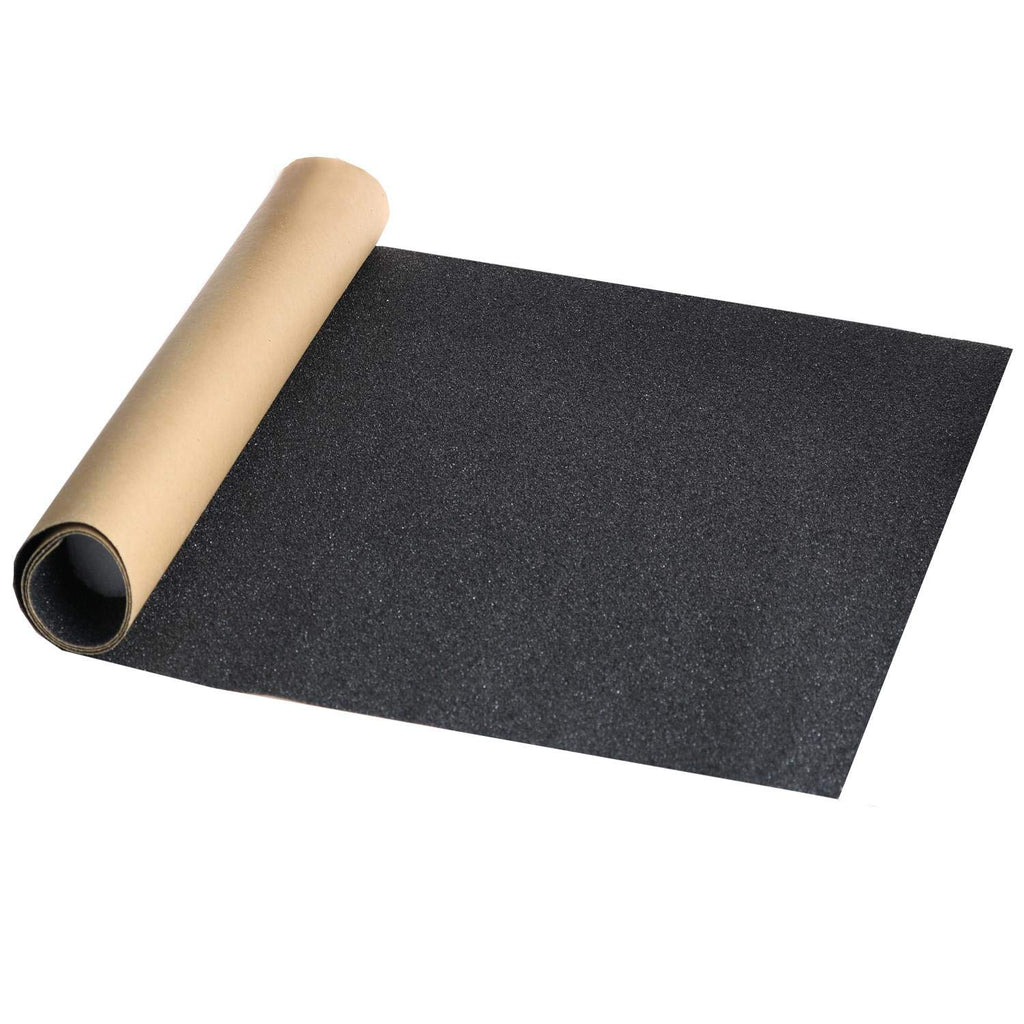 ZUEXT 10.6" x 49.2" Black Skateboard Grip Tape Sheet (125x27cm)