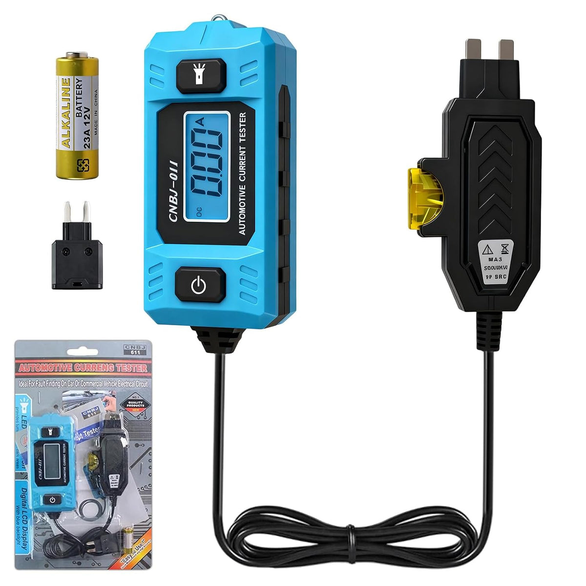Automotive Circuit Fault Probe Tester, Portable High-Precision 20A 48V Car Circuit Probe