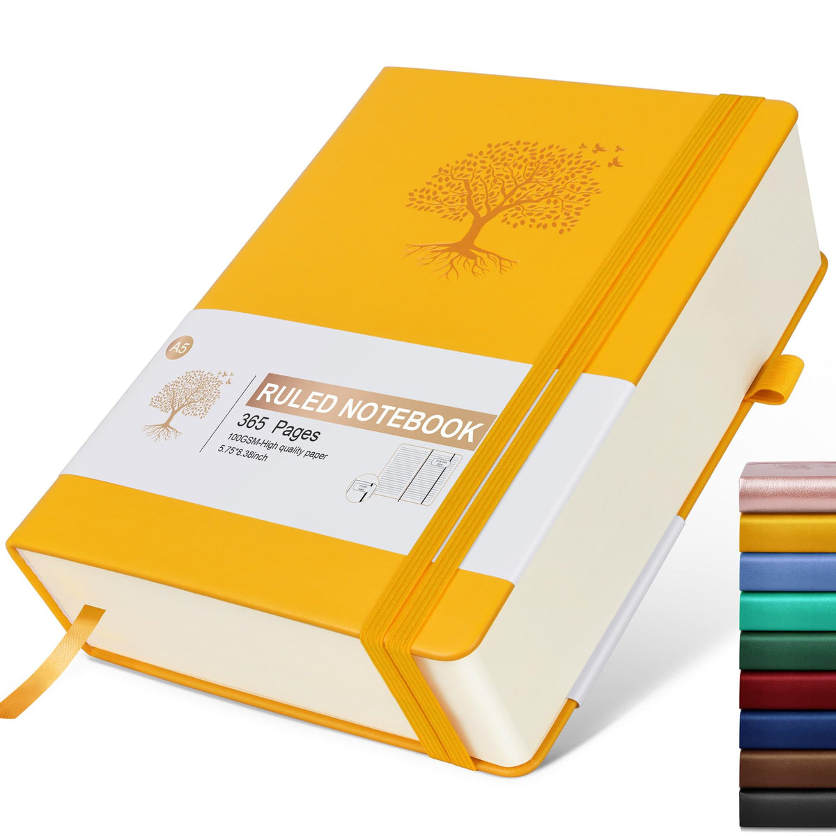 Ansopu Graph Paper Notebook Journal, 360 Numbered Pages Grid Notebooks