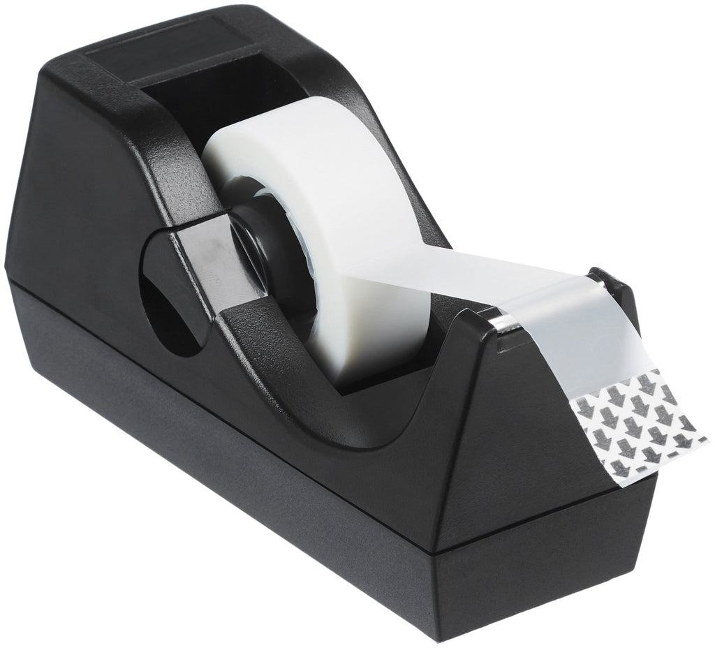 Amazon Basics Weighted Desktop Tape Dispenser with Non-Skid Base, Desk Accessory, 3-Pack