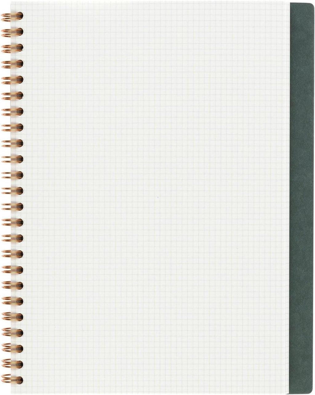Maruman Septcouleur Spiral Notebook, 200 Pages, A5 3mm Grid, Blue