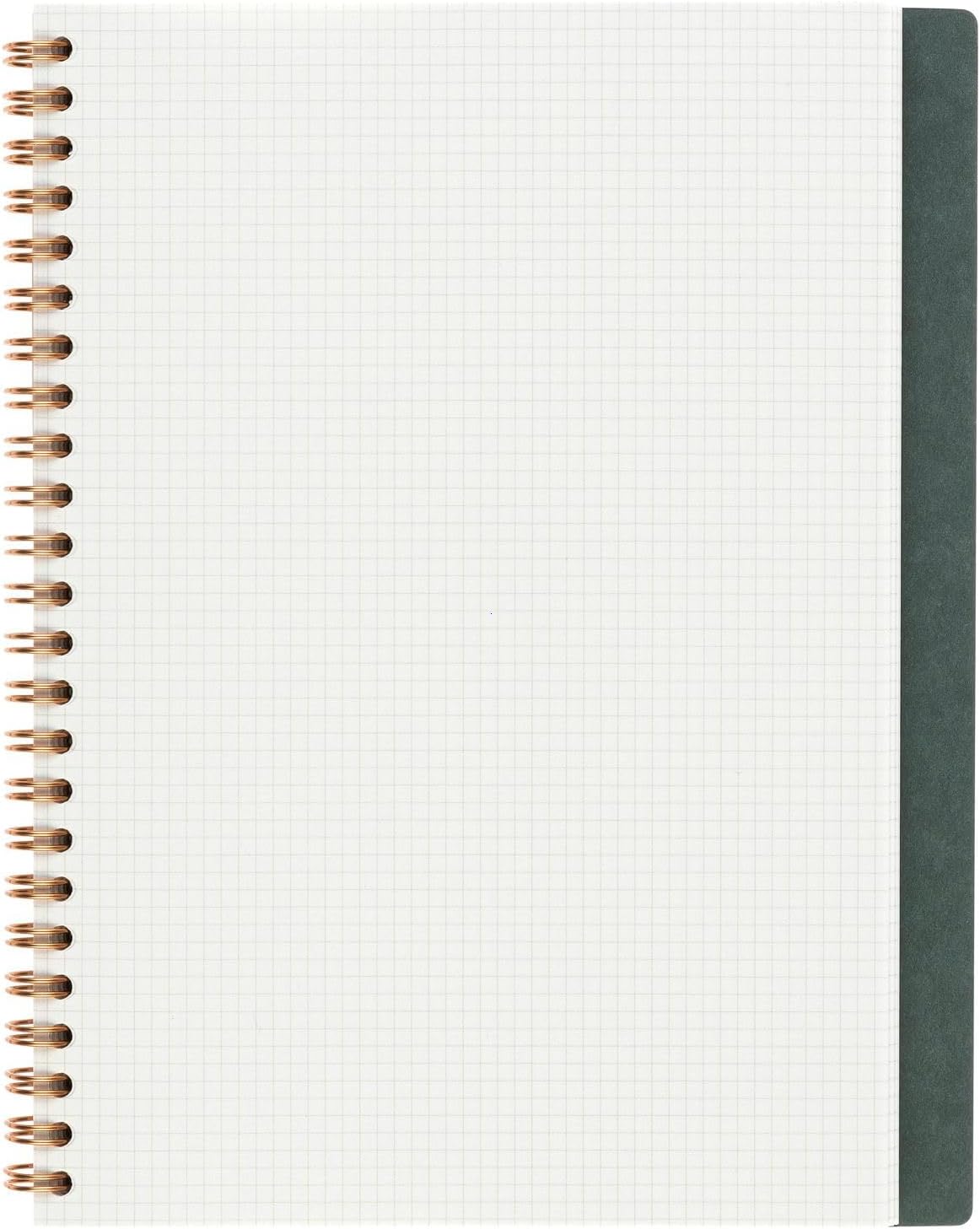 Maruman Septcouleur Spiral Notebook, 200 Pages, A5 3mm Grid, Blue