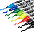JOBONUS Glass Board Markers Erasable, Neon Dry Erase Markers for Whiteboard, Glass Board