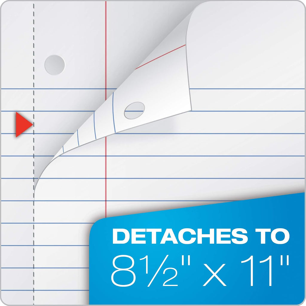 Oxford Spiral Notebook 3 Pack, 1 Subject, College Rule Journal, Durable Plastic Covers