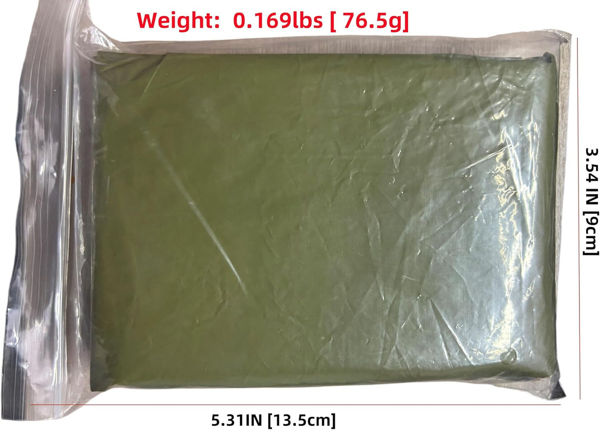 Emergency Poncho with Mylar Blanket Liner for Survival Gear, Waterproof