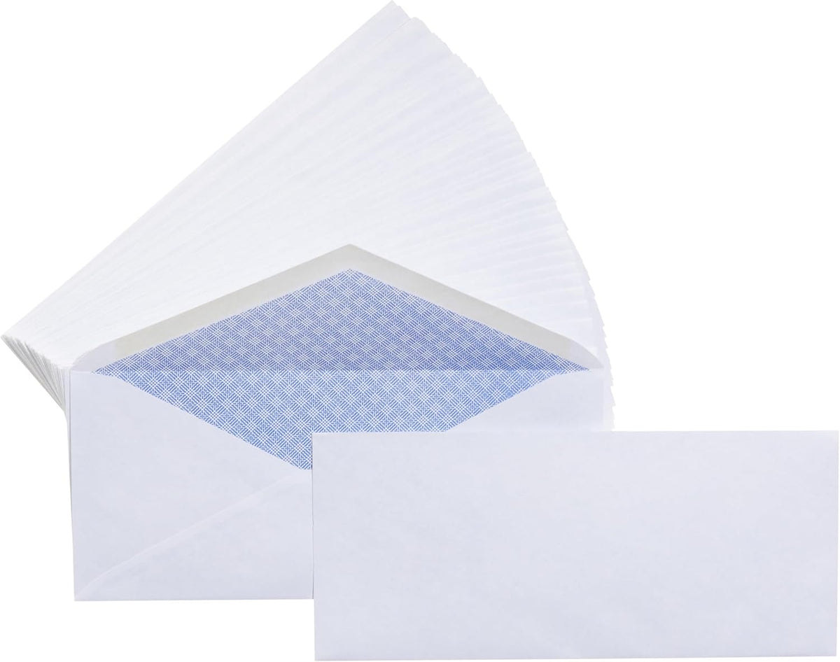 Amazon Basics #10 Security Tinted Business Envelopes for Documents and Invoices